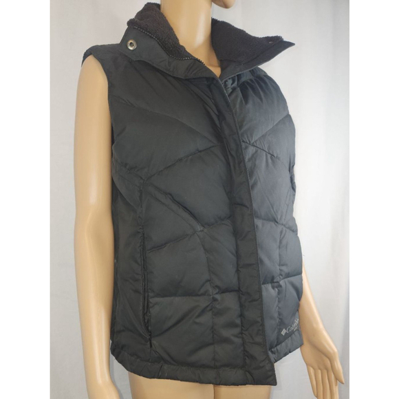 Columbia | Down | Vest | Womens | Black | Size Medium - Picture 3 of 7